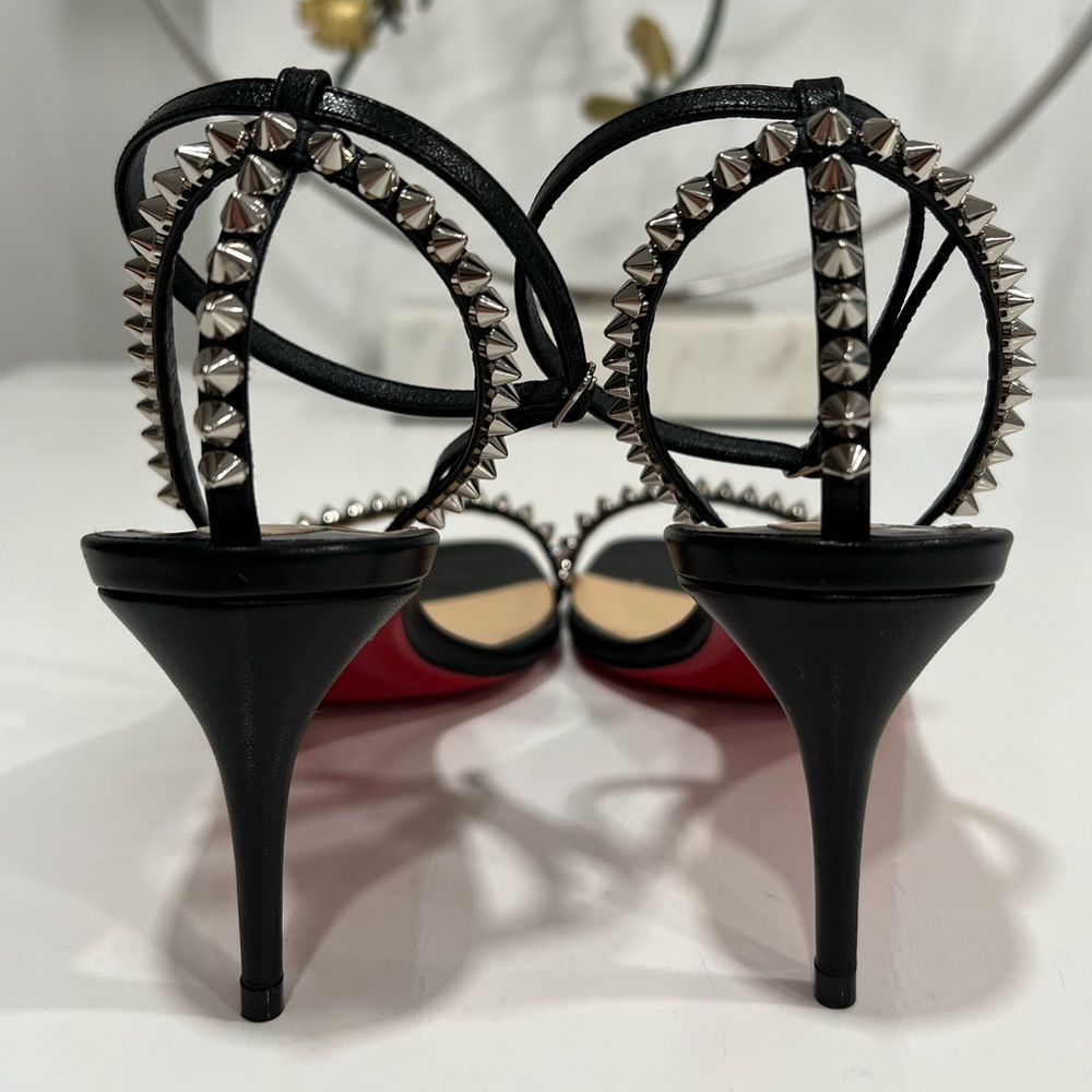 Christian Louboutin Studded So Me 70mm Heeled Sandals - Picture 5 of 11
